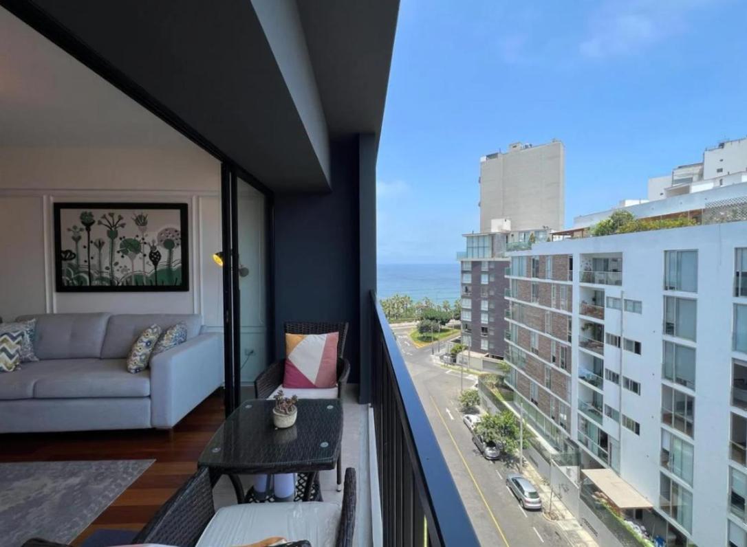 Exclusivo Y Moderno Depa En Miraflores Vista Al Mar Y A La Ciudad Amoblado Apartments Lima Dış mekan fotoğraf